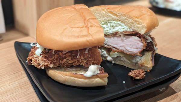 Photo of Menya Daruma - Charlotte, NC, US. tosi katsu sando ($9.50)