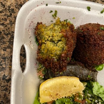 Wessen Int'l Kitchen - Falafel undercooked but actually has the right flavor. If fried properly, it would be delicious. Will try it again next time - Middle Eastern Near Me - Tempe, Arizona