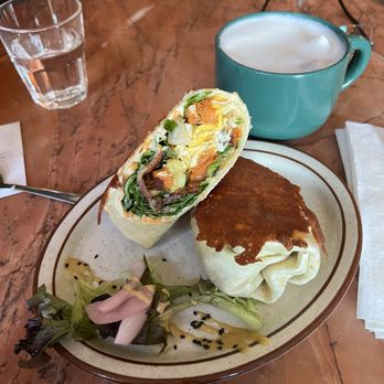 The Vault Café - Breakfast wrap. Unique and very tasty! - Coffee & Tea Near Me - Nanaimo, British Columbia The Vault Café - Breakfast wrap. Unique and very tasty! - Coffee & Tea Near Me - Nanaimo, British Columbia