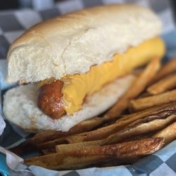 Ruby's Den Burgers and Spirits - Delicious Hot Sausage Hoagie. Every Thursday night w/ DJ Trivia