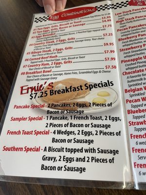 Menu photo 5 Ernie's Hometown Diner Loris, SC Menu photo 5 Ernie's Hometown Diner Loris, SC