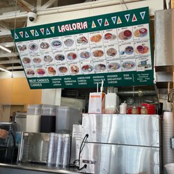 La Gloria Taqueria - Menu board July 2023