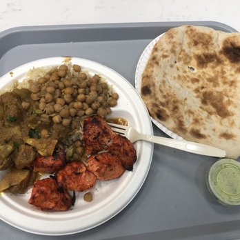 Kabob Palace - Boneless Chicken Kabob Combo (rice, chickpeas, lamb curry, and bread) - Afghan Near Me - Arlington, Virginia Kabob Palace - Boneless Chicken Kabob Combo (rice, chickpeas, lamb curry, and bread) - Afghan Near Me - Arlington, Virginia
