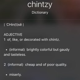  a list of chinese food