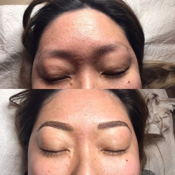 Brows With Blades - Before and after - Eyebrow Services Near Me