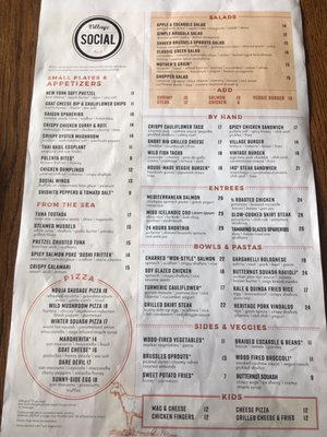 Menu photo 4 Village Social Kitchen & Bar Mount Kisco, NY Menu photo 4 Village Social Kitchen & Bar Mount Kisco, NY