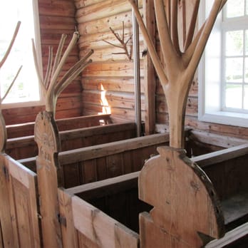 Olden gamle kyrkje - Strange looking coat racks.  The Norwegians are very practical. - Churches Near Me - Olden, 14