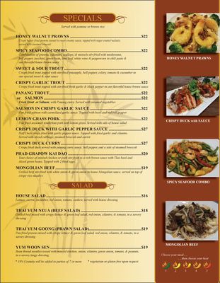 Menu photo 2 Thai On Main Street Monroe, WA Menu photo 2 Thai On Main Street Monroe, WA
