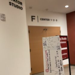 Bing Concert Hall - My ticket