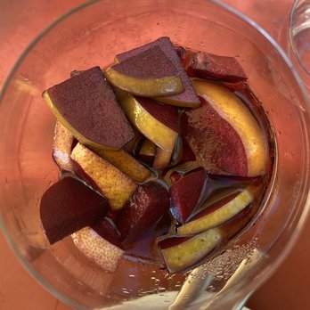 ROUX - Bottom of the delicious Sangria glass - Tapas/Small Plates Near Me - Carmel Valley, California ROUX - Bottom of the delicious Sangria glass - Tapas/Small Plates Near Me - Carmel Valley, California