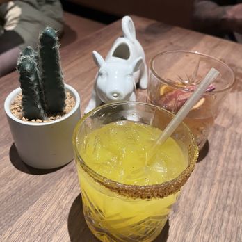Eureka! - Tipsy Pig Old Fashioned bacon-infused Whistle Pig 10 yr. rye / bitters / barrel aged maple syrup &?Mango Inferno - American Near Me - Tempe, Arizona Eureka! - Tipsy Pig Old Fashioned bacon-infused Whistle Pig 10 yr. rye / bitters / barrel aged maple syrup &?Mango Inferno - American Near Me - Tempe, Arizona