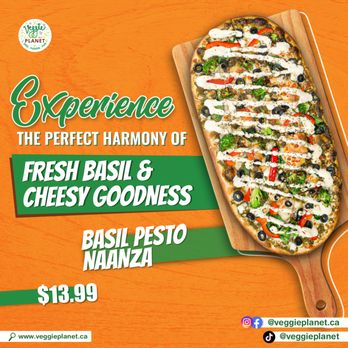 Veggie Planet - a fresh basil and cheese goodness pizza - Burgers Near Me - Waterloo, Ontario Veggie Planet - a fresh basil and cheese goodness pizza - Burgers Near Me - Waterloo, Ontario