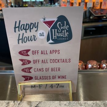 Side Hustle Lounge - Happy Hour Specials - Cocktail Bars Near Me - Detroit, Michigan Side Hustle Lounge - Happy Hour Specials - Cocktail Bars Near Me - Detroit, Michigan