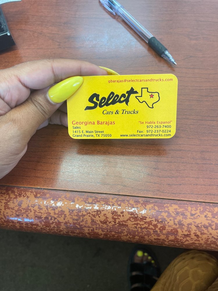 SELECT CARS & TRUCKS Updated September 2024 1415 E Main St, Grand