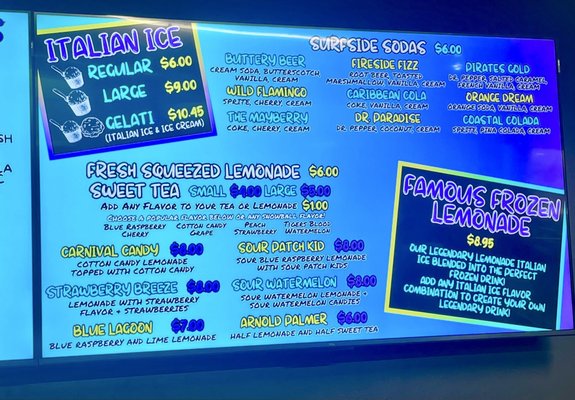 Menu photo 7 The Cup & Cone Surfside Beach, SC Menu photo 7 The Cup & Cone Surfside Beach, SC