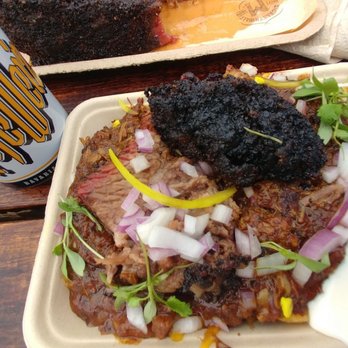 Micklethwait Craft Meats - Pretty sure they plopped a hunk of beef rib on my brisket Frito pie too :) - Food Trucks Near Me - Austin, Texas