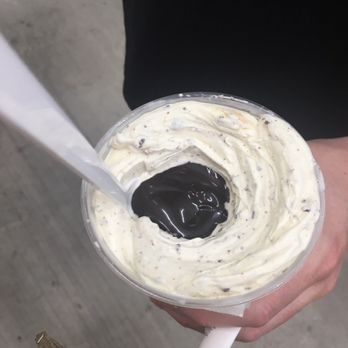 Andy's Frozen Custard - James Brownie concrete --check that fudge center - Ice Cream & Frozen Yogurt Near Me - Phoenix, Arizona