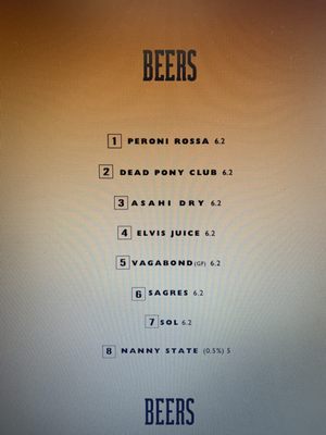 Menu photo 5 Blame Gloria London, XGL Menu photo 5 Blame Gloria London, XGL