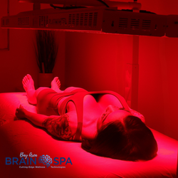 Bay Area Brain Spa - Relax in the Full-Body Red Light Therapy. It boosts collagen production, increases circulation, flushes inflammation, and more.