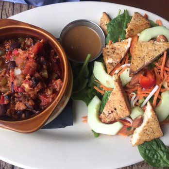 Melt Revival - Chili with tofu salad - Breakfast & Brunch Near Me - Cincinnati, Ohio Melt Revival - Chili with tofu salad - Breakfast & Brunch Near Me - Cincinnati, Ohio