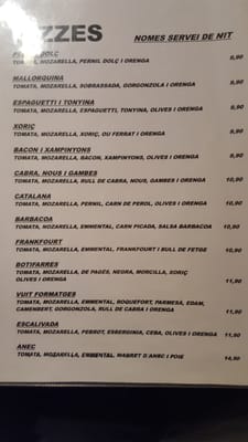 Menu photo 2 La Perdiu Blanca Ribes de Freser, GI