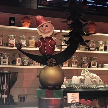 CocoLove - Chocolate Santa display is cute. - Coffee & Tea Near Me - Jackson, Wyoming