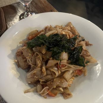 Songkran Thai Kitchen - Flat Noodle "Pad Si-ew" - Thai Near Me - Houston, Texas Songkran Thai Kitchen - Flat Noodle "Pad Si-ew" - Thai Near Me - Houston, Texas