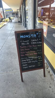 Menu photo 4 Monsta Ramen San Diego, CA Menu photo 4 Monsta Ramen San Diego, CA