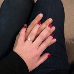 Thank you for helping my fiancé pick out the PERFECT ring for me! It's exactly what I wanted.