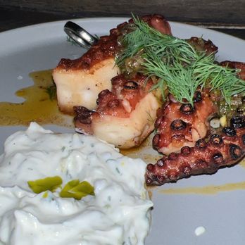 Laya Restaurant - Octopus Skewers - too chewy and under-seasoned - Mediterranean Near Me - Los Angeles, California Laya Restaurant - Octopus Skewers - too chewy and under-seasoned - Mediterranean Near Me - Los Angeles, California