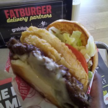 Fatburger & Buffalo's Express - Western Bacon BBQ Fatburger - Burgers Near Me - Arlington, Texas