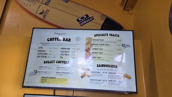 Menu photo 2 The Sunrise Shack Honolulu, HI