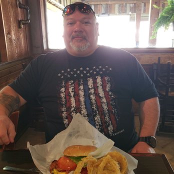 Clay's Restaurant - Roger burger with onion rings - Burgers Near Me - Houston, Texas Clay's Restaurant - Roger burger with onion rings - Burgers Near Me - Houston, Texas