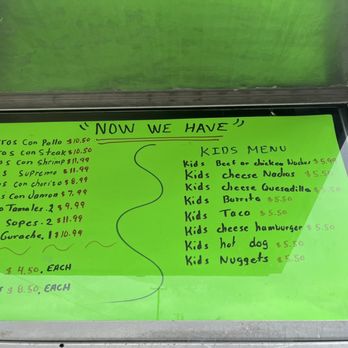 Antojitos Mexicanos El Viejon - Menu extended - Food Trucks Near Me - Fort Wayne, Indiana