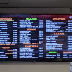 Falafel Flame - Menu at the restaurant