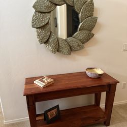 Tubac Territory Furniture & Interiors - Cactus mirror and table both purchased there.