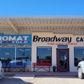 Broadway Cafe - This is what it looks like from the outside. - Seafood Near Me - Van Horn, Texas