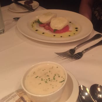 The Capital Grille - Clam chowder and tomato mozzarella salad - Steakhouses Near Me - Paramus, New Jersey The Capital Grille - Clam chowder and tomato mozzarella salad - Steakhouses Near Me - Paramus, New Jersey