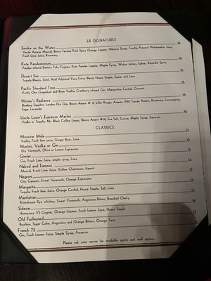 Menu photo 6 The Little Room Los Angeles, CA Menu photo 6 The Little Room Los Angeles, CA