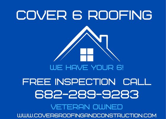 Cover 6 Roofing and Construction Logo