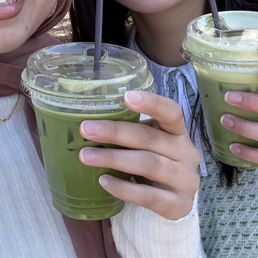 Matcha latte iced Matcha latte iced
