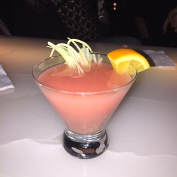 Aji 53 - citrus sake martini - pomello (grapefruit) blood orange and lemon. - New American Near Me - Smithtown, New York