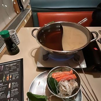 Shabu Garden - Soup base and veggies/seafood - Hot Pot Near Me - Riverside, California