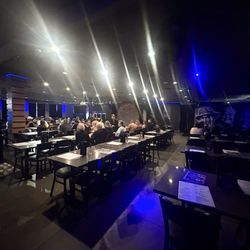 Off The Hook Comedy Club - View from very back high top table was great