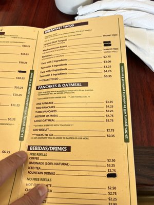 Menu photo 3 Fernando's Restaurant Pharr, TX
