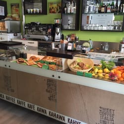 Omnia - The bar counter full of natural products: strudel, brioches, cakes and much more!