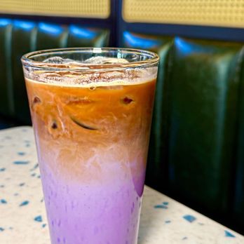 Popping Yolk Cafe - Ube Coffee - Cafes Near Me - Ontario, California