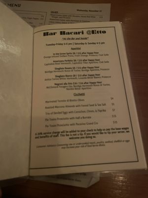 Menu photo 3 Etto Washington, DC, DC