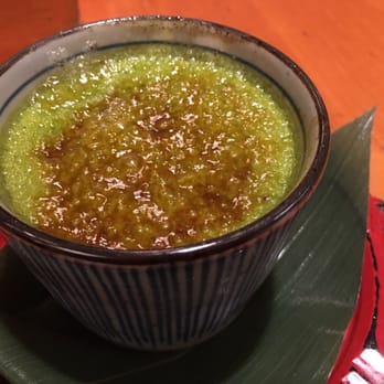 Soba-ya - Green tea Creme Brûlée ($3.50) - Wednesday specials 50% off desserts - Japanese Near Me - New York, New York Soba-ya - Green tea Creme Brûlée ($3.50) - Wednesday specials 50% off desserts - Japanese Near Me - New York, New York
