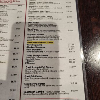 Odeh’s Mediterranean Kitchen - Menu - Mediterranean Near Me - High Point, North Carolina